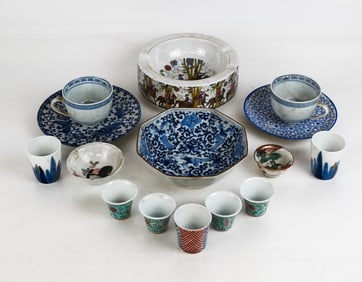 Assorted Chinese and Japanese Porcelain Articles