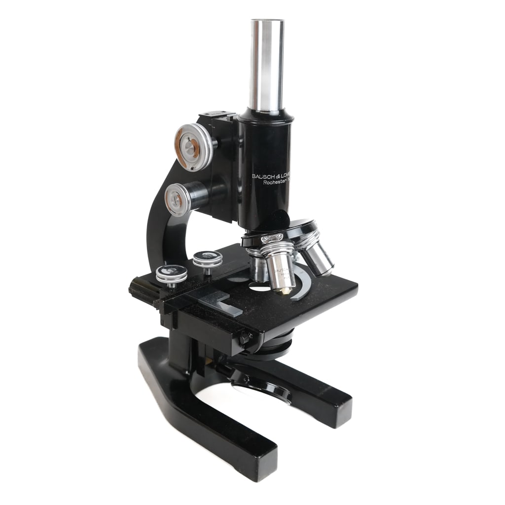 Bausch and Lomb Compound Microscope in a Case (1 of 10)
