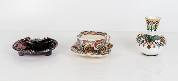 Zsolnay Eosin, Fischer, and Other Porcelain, 3