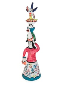 Mexican Folk Art Terra Cotta Sculpture