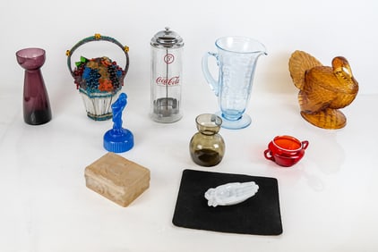 Fostoria, Murano, and Other Glassware, 9
