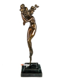 Louis ICART "Illustions" Bronze Sculpture