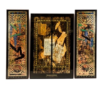 3 William Gatewood Framed Art Posters