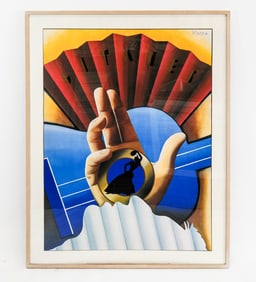 Large Razzia Gitanes Cigarettes Poster