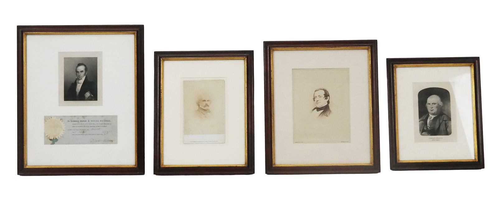 Collection of 4 Antique Portrait Prints (1 of 17)