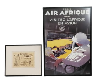 2 Framed Advertising Posters/Prints