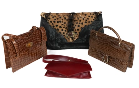 Four Vintage Handbags