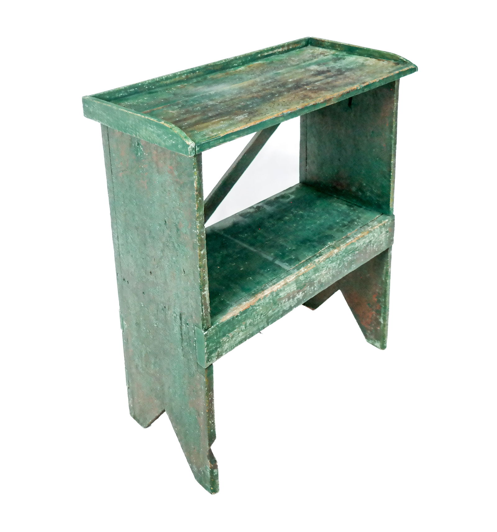 Antique American Green Painted Console Table (1 of 10)