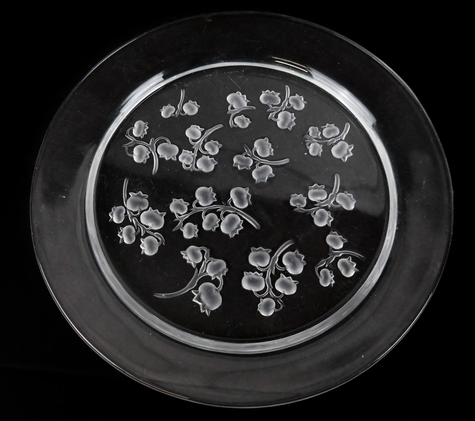 Lalique "Muguet" Crystal Salad Plates, 16 (1 of 11)