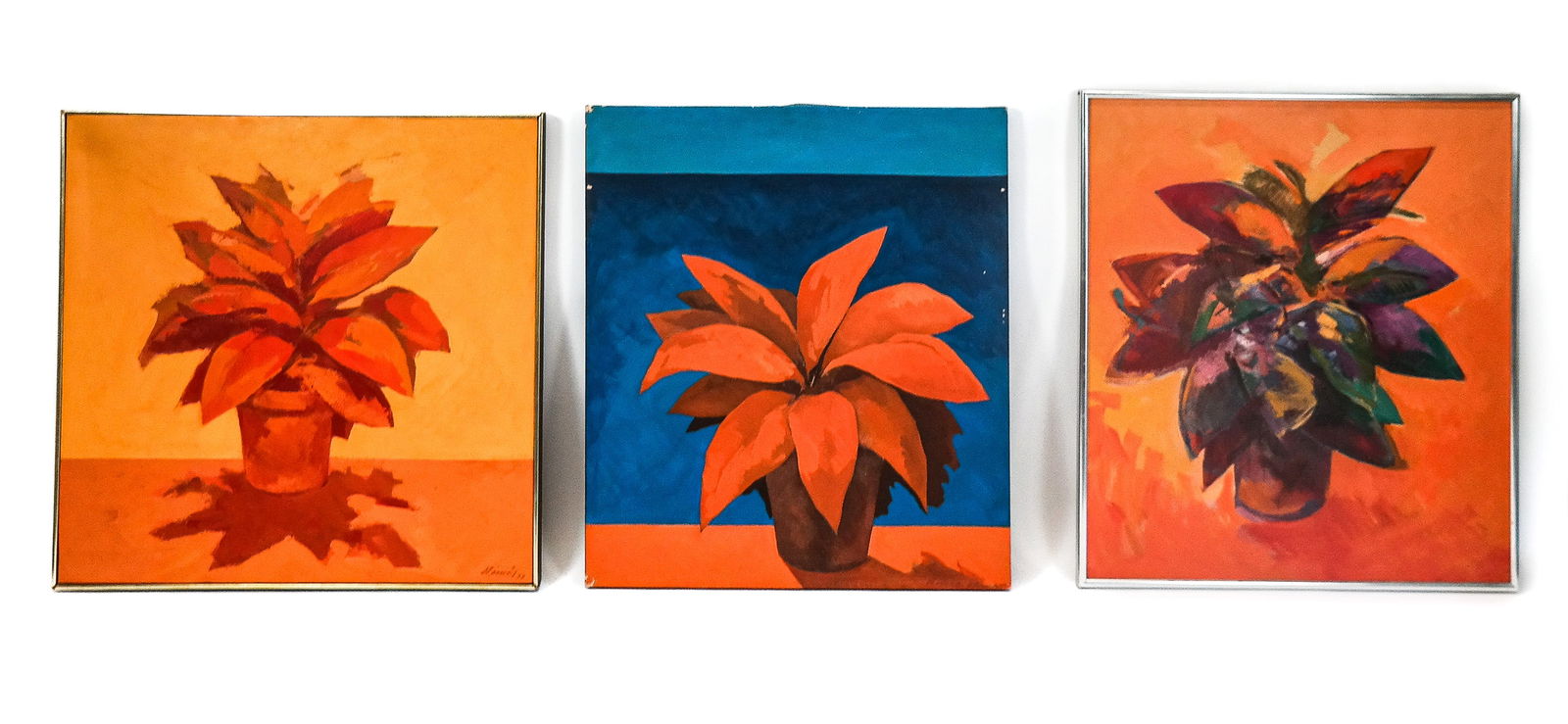 Oils On Canvas, Signed Illegibly, 3 (1 of 18)