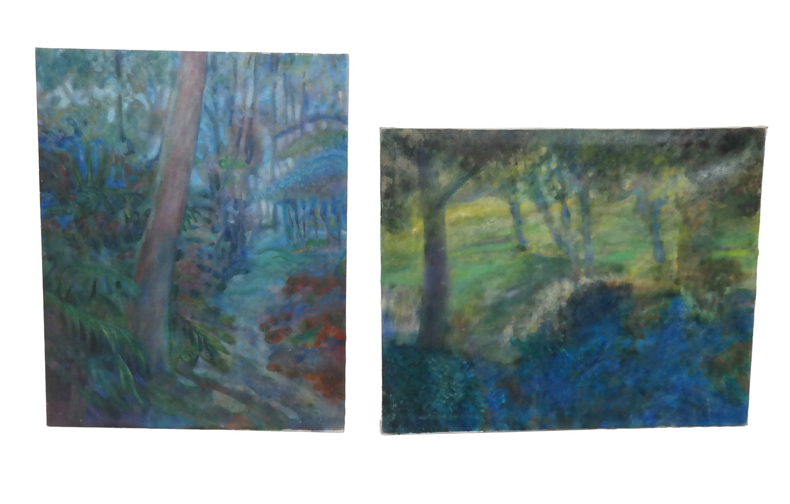 E/O William LYBERIS: Four Landscapes, Oils/Canvas (1 of 20)
