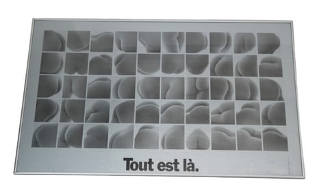 Airborne "Tout es La" Poster on Silvered Paper
