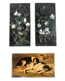 Three 19th Century Oil on Panel