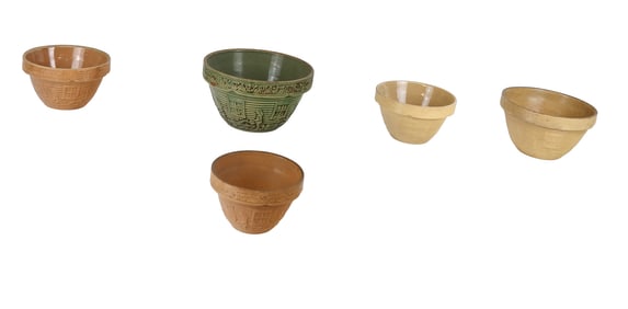 Robinson Ransbottom Stoneware Mixing Bowls, 5