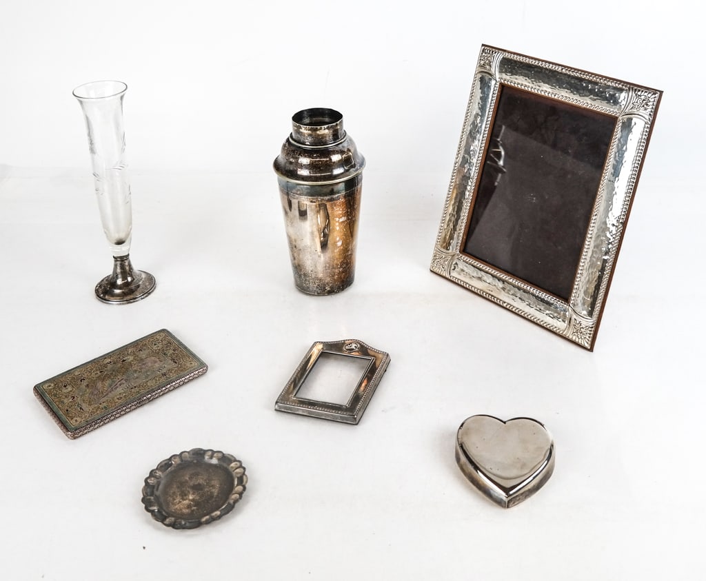Group of Sterling, Plate and Metal Items, 7 (1 of 10)