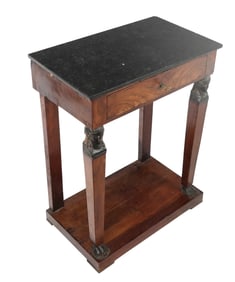 Empire Marble Top Pier Console Table