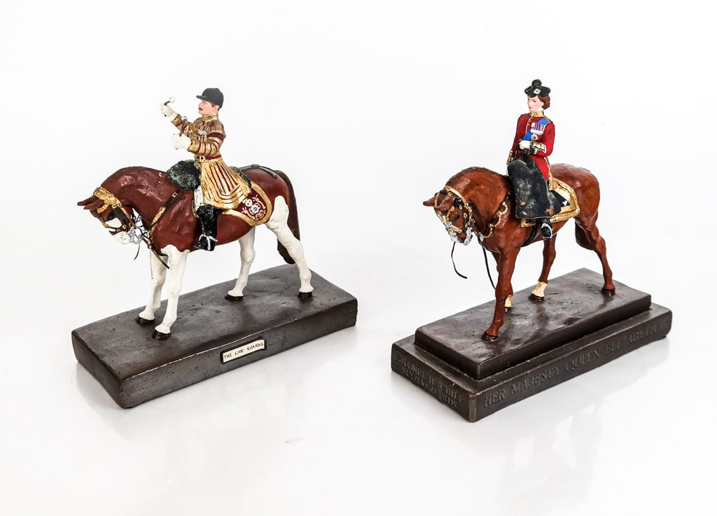 Models of Queen Elizabeth & Guard on Horseback, 2 (1 of 13)