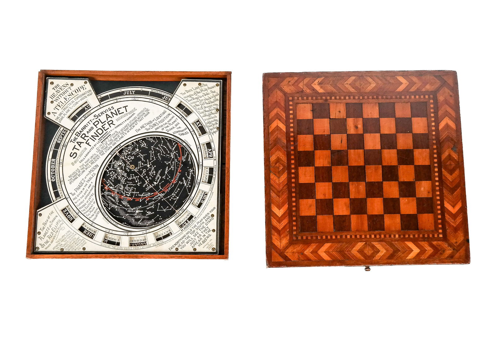 Barritt Serviss Celestial Map and a Chessboard (1 of 12)