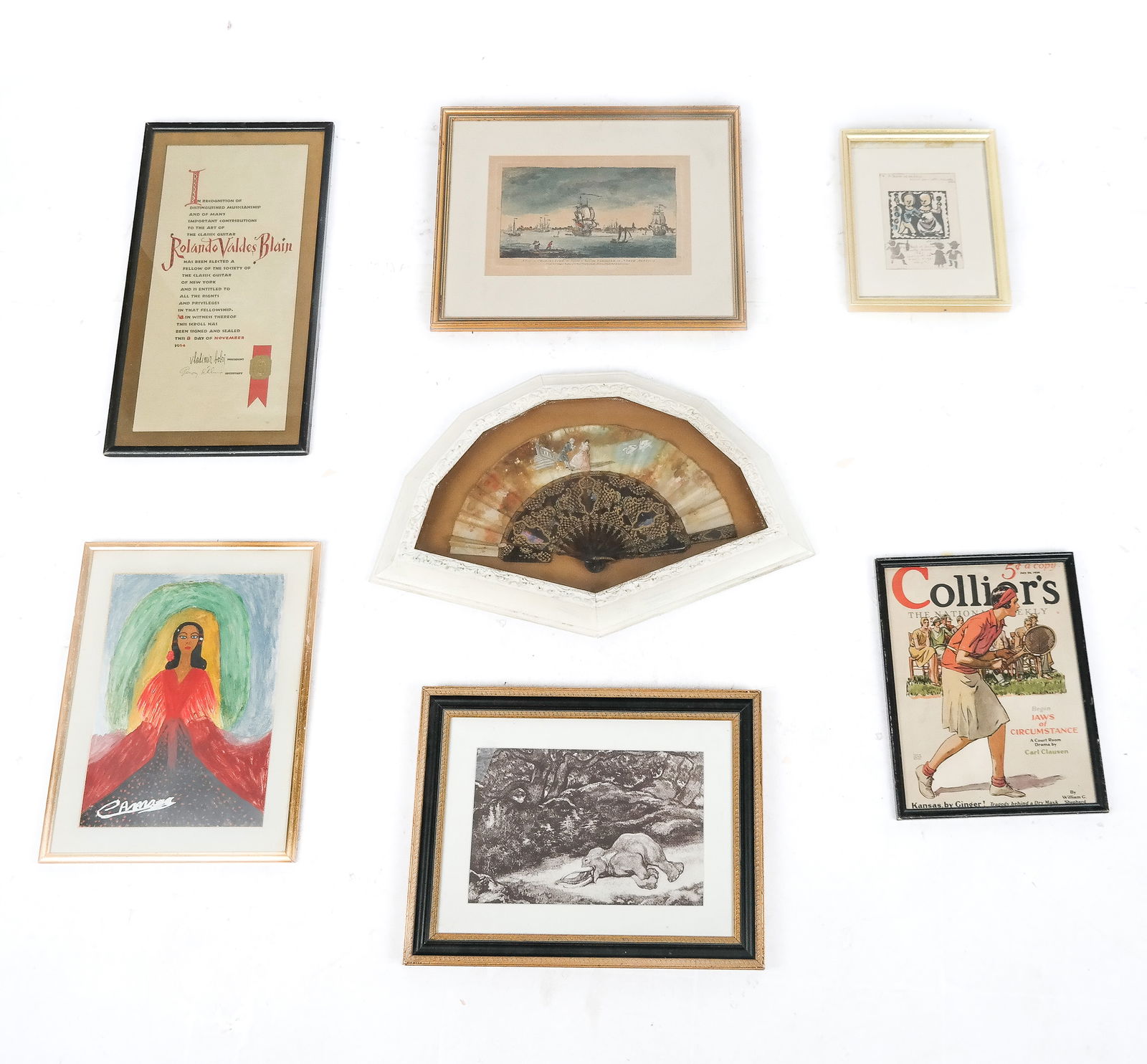 Assorted Works in Frames, 6 (1 of 13)