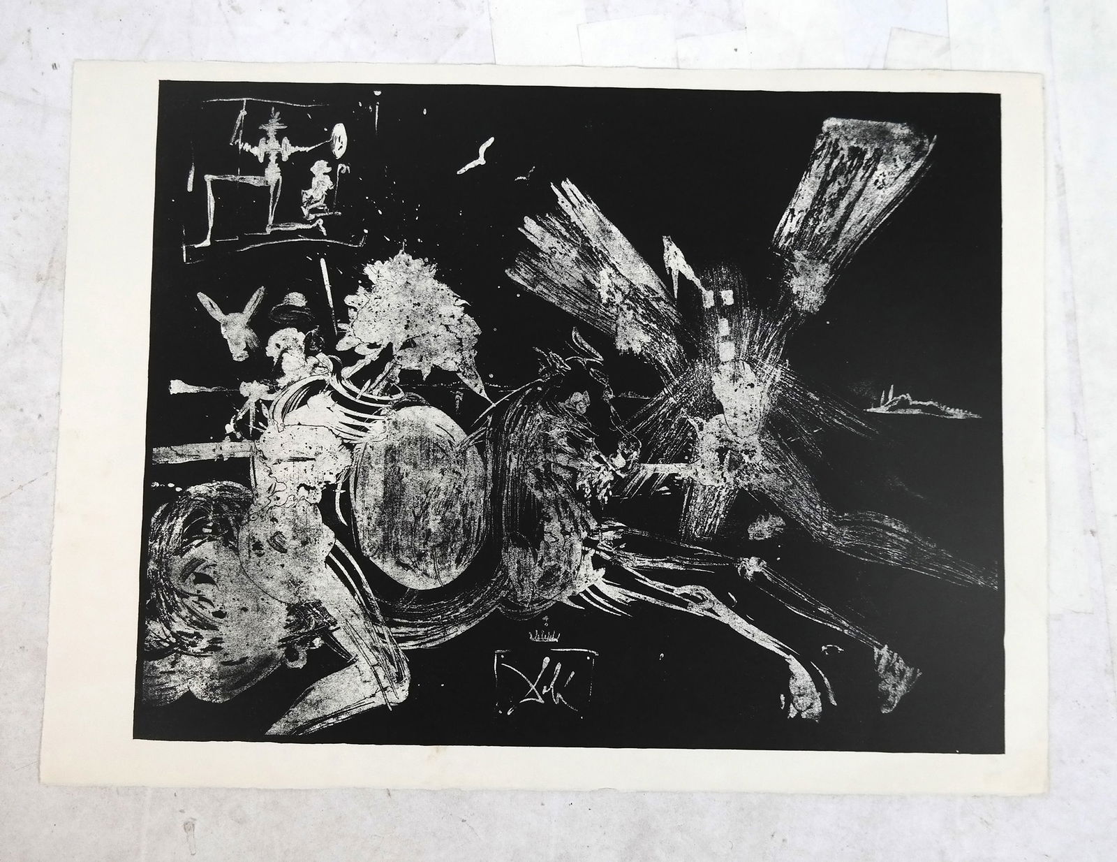 Salvador Dali "Face in the Windmill" Lithograph (1 of 12)