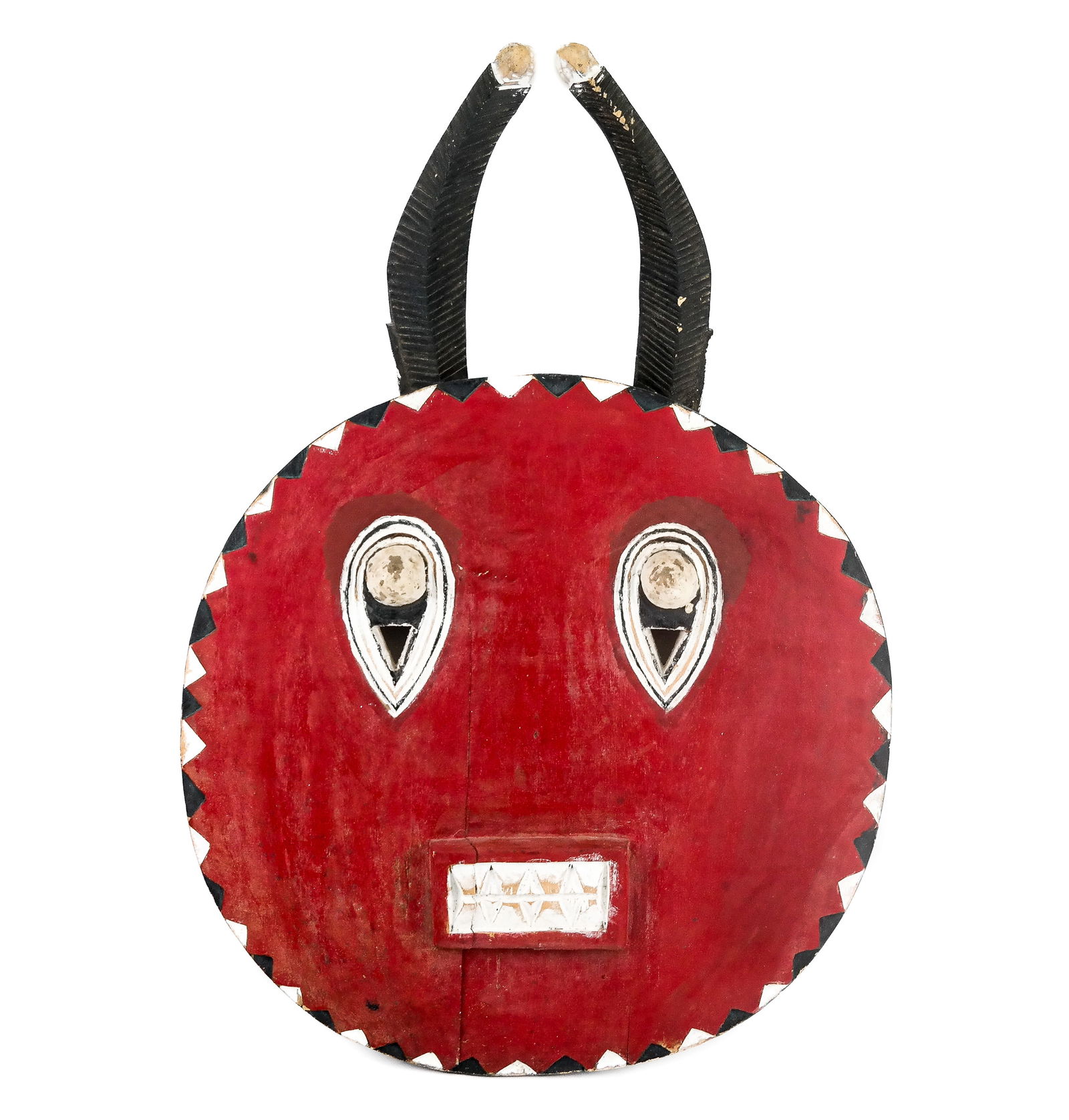 Large Painted Baule Goli Kple Kple Mask (1 of 14)