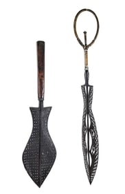 Benin Edo Ceremonial Sword (Eben), & Other (2)