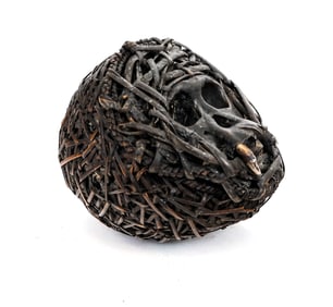 Vili / Yombe Nkisi Mbumba African Monkey Basket