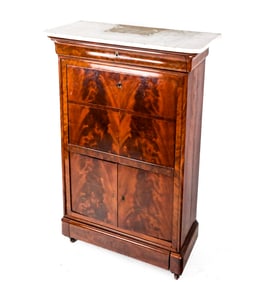 Empire Flame Mahogany Secretary Abattant