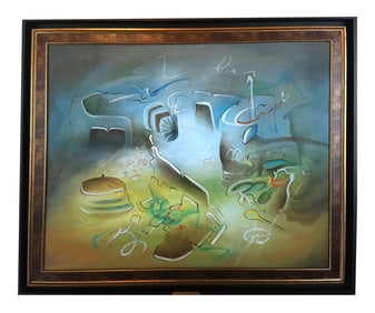 Roberto Matta attrib. Oil on Canvas