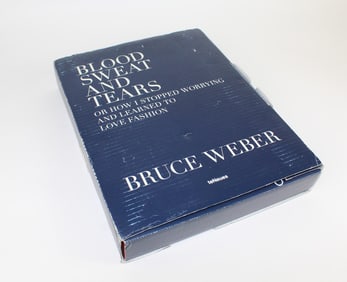 Signed Bruce Weber 1st Ed.: "Blood Sweat & Tears"