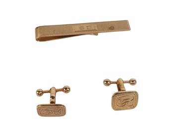 Group of Gent's Gold Jewelry