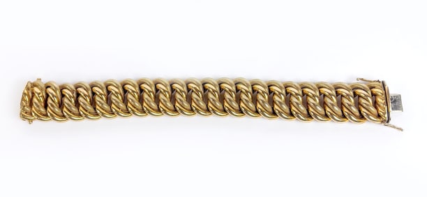 Gold Woven Bracelet