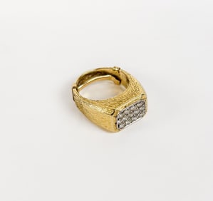Diamond and Gold Ring