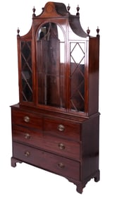 Regency Mahogany Breakfront