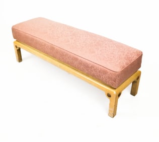 James Mont Hollywood Regency Window Bench