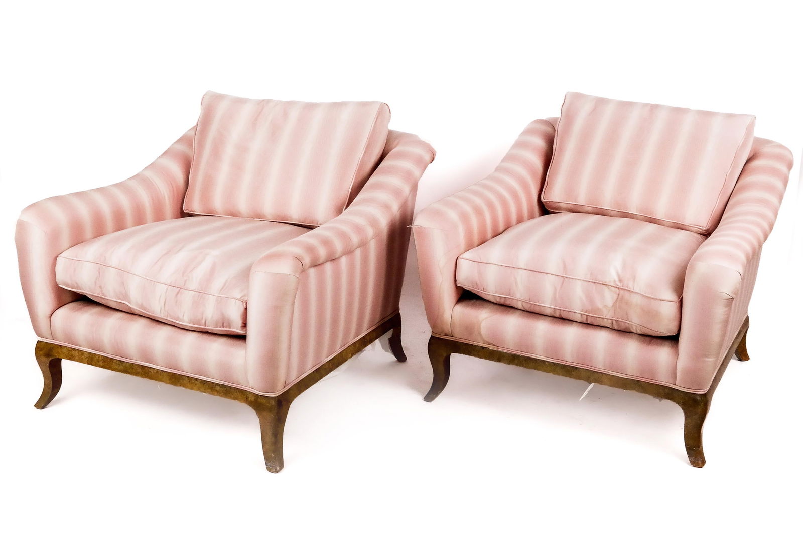 James Mont Pair of Hollywood Regency Club Chairs (1 of 10)