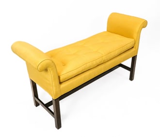 Chippendale Upholstered Window Bench
