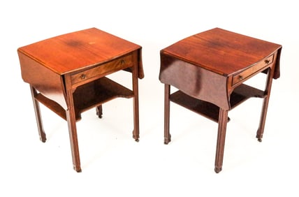 Pair of Georgian Mahogany Pembroke Tables