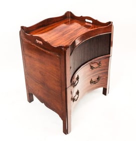 George III Mahogany Chamber Pot Stand