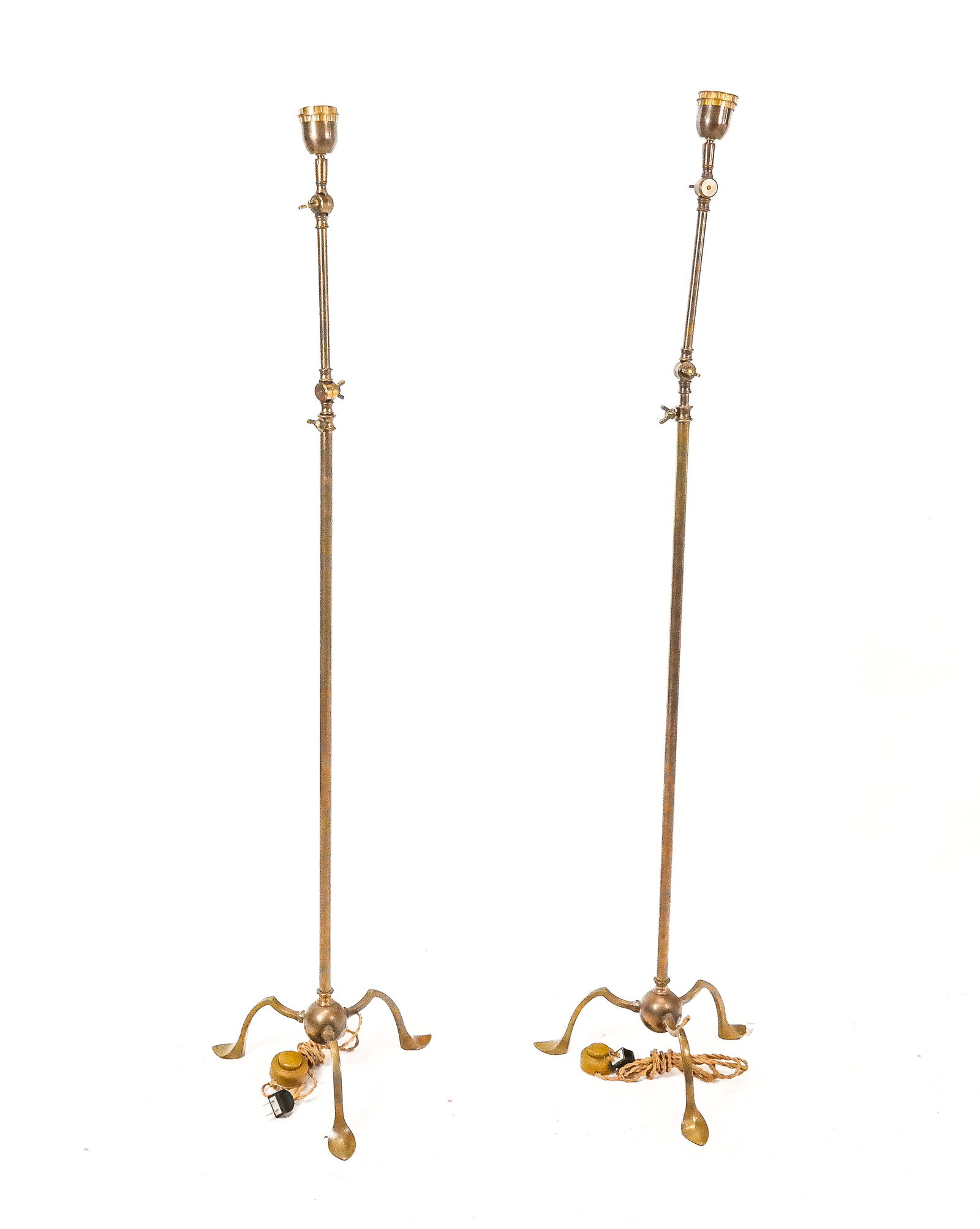 Pair of Queen Anne Floor Lamps (1 of 10)
