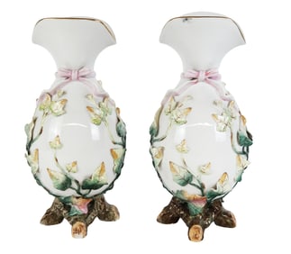Vista Allegre Pair of Porcelain Vases