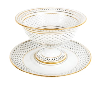 Pirkenhammer Brezova Porcelain Centerpiece, 2