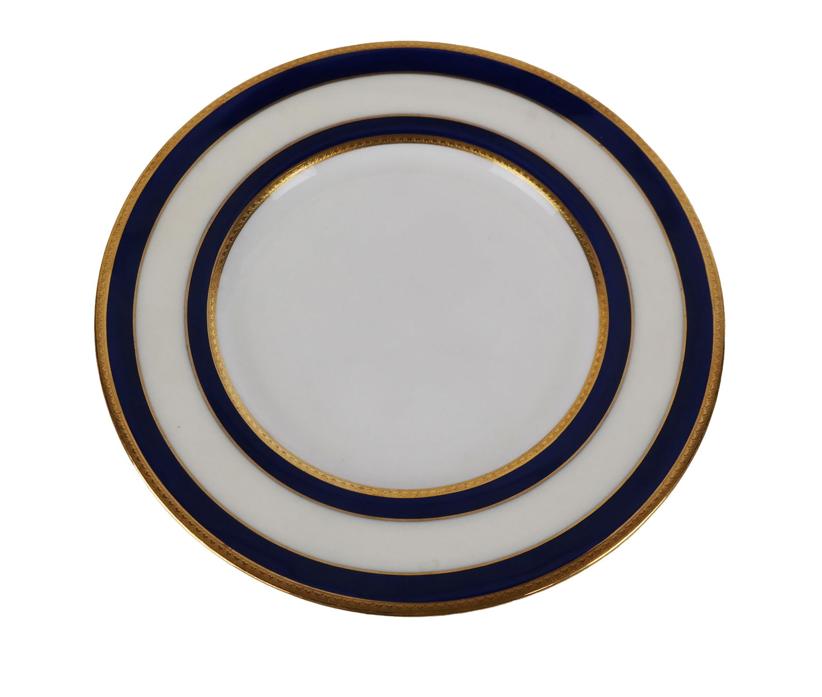 Mintons Cobalt Blue and Gilt Decorated Plates, 12 (1 of 10)