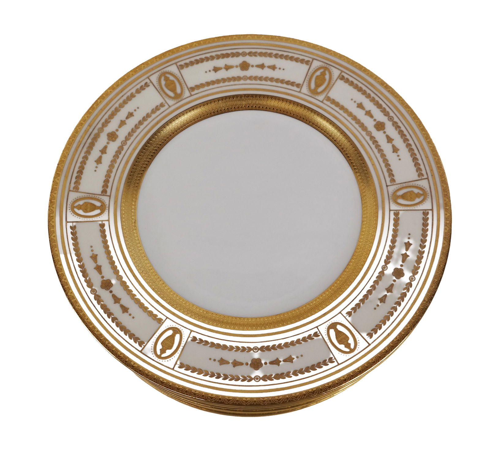 Mintons Neoclassical Decorated Dinner Plates, 12 (1 of 10)