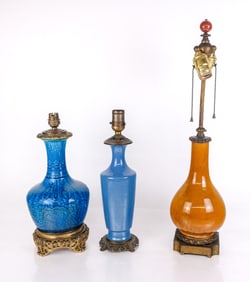 Chinese Vases Mounted as Lamps, 3