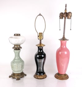 Chinese Vases Mounted as Lamps, 3