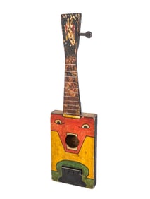 William Riley American Folk Art Cigar Box Ukulele