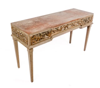 James Mont Chinoiserie Decorated Vanity Table