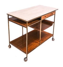 Paul McCobb for Calvin Furniture MCM Serving Cart