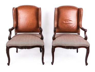 Pair Ralph Lauren "Conservatory Garden" Armchairs